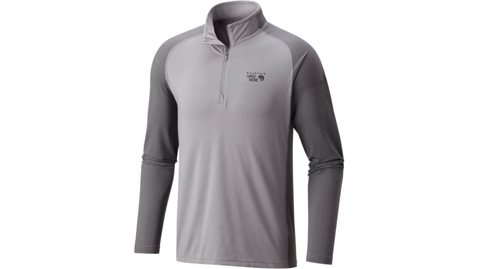 Mountain Hardwear Butterman Half-Zip - Men's-Manta Grey-Large