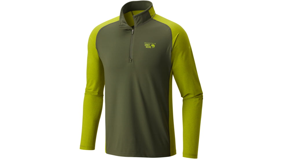 Mountain Hardwear Butterman Half-Zip - Men's-Surplus Green-Large