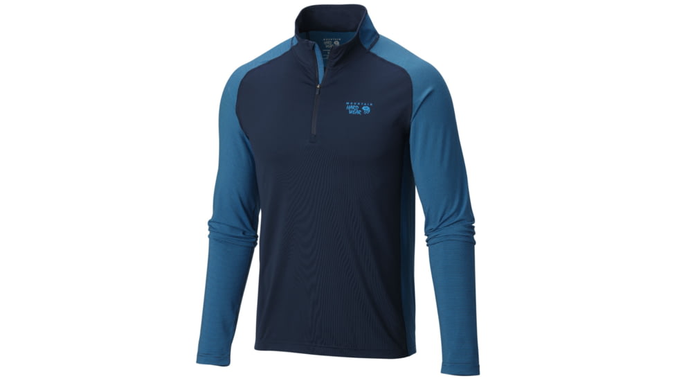 Mountain Hardwear Butterman Half-Zip - Mens-Hardwear Navy-Medium