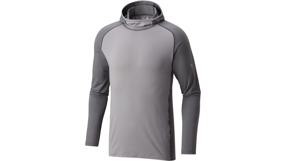 Mountain Hardwear Butterman Pullover Hoody - Men's-Manta Grey-XX-Large
