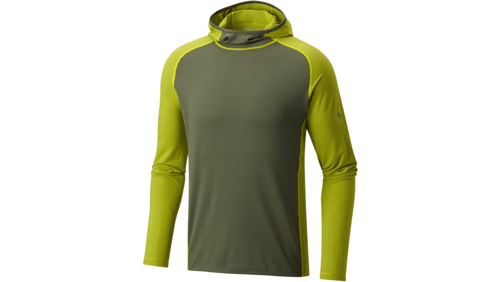 Mountain Hardwear Butterman Pullover Hoody - Men's-Surplus Green-X-Large