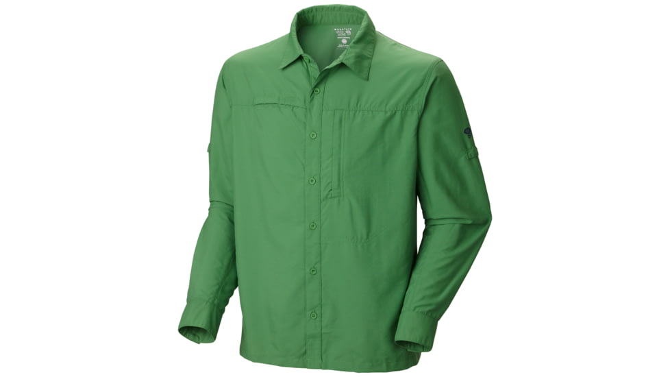 Mountain Hardwear Canyon Long Sleeve Shirt - Men's-Zen Green-Small