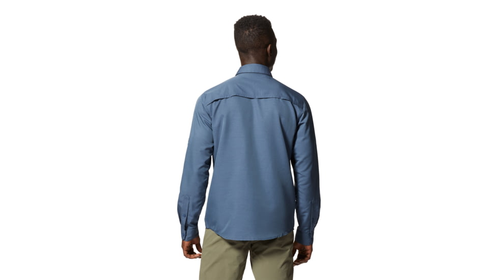 Mountain Hardwear Canyon Long Sleeve Shirt - Men's, Zinc, S, 2104101-492-S