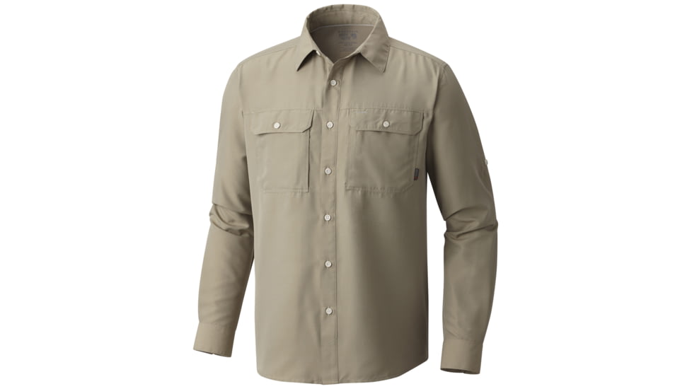 Mountain Hardwear Canyon Long Sleeve Shirt - Men's, Badlands, Medium, OM7043103-M