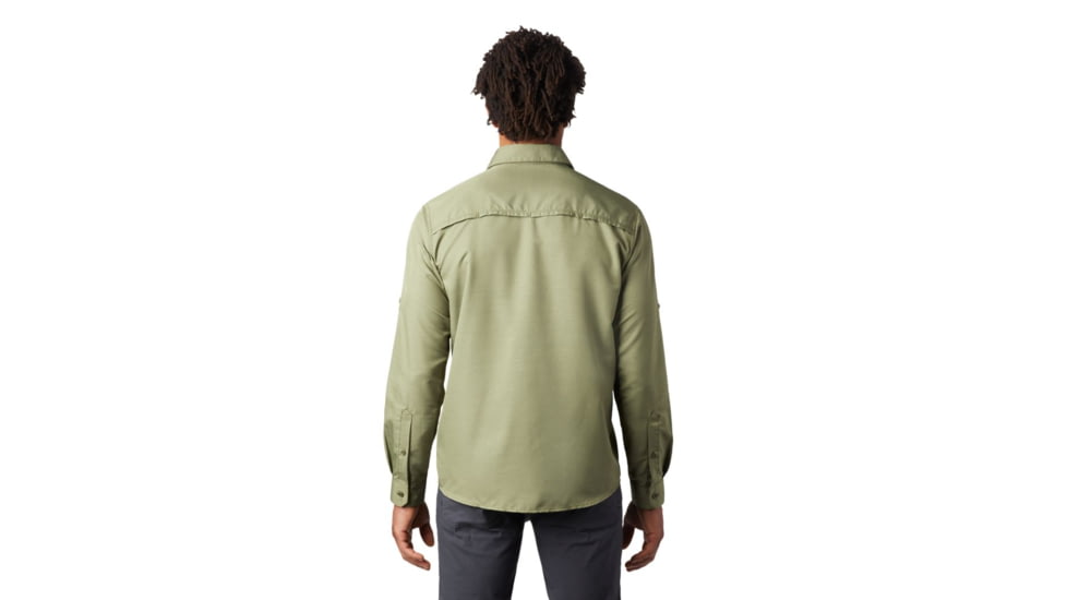 Mountain Hardwear Canyon Long Sleeve Shirt - Men's, Dark Army, Extra Large, OM7043304-XL