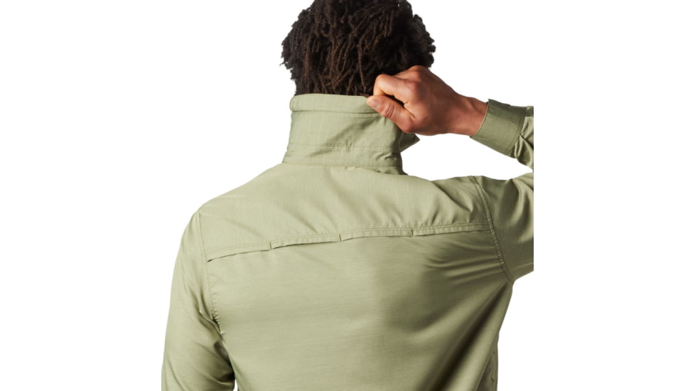 Mountain Hardwear Canyon Long Sleeve Shirt - Men's, Dark Army, Extra Large, OM7043304-XL