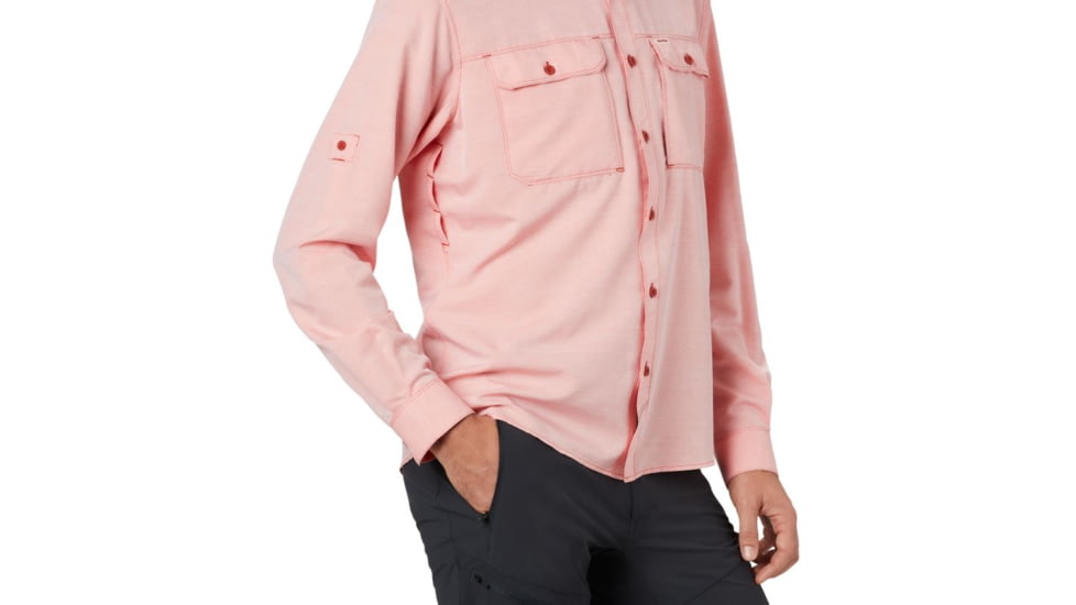 Mountain Hardwear Canyon Long Sleeve Shirt - Mens, Desert Red, Large, 1648751831-Desert Red-L
