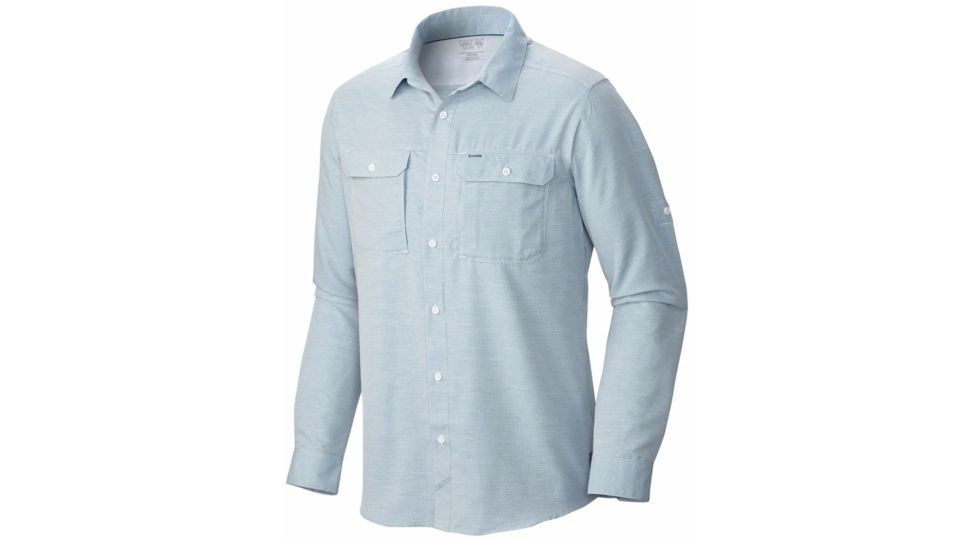 Mountain Hardwear Canyon Long Sleeve Shirt - Men's-Phoenix Blue-Medium