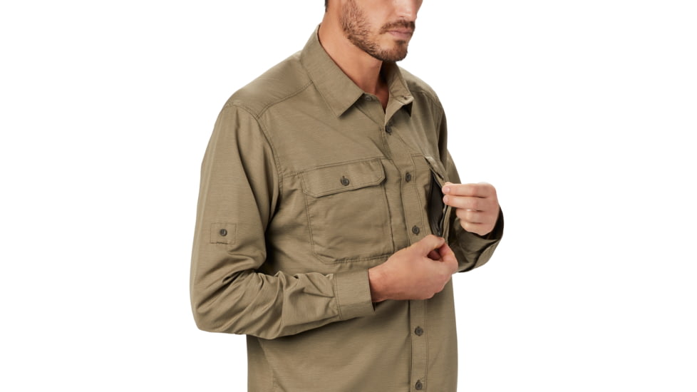 Mountain Hardwear Canyon Long Sleeve Shirt - Men's, Ridgeline, Large, OM7043204-L