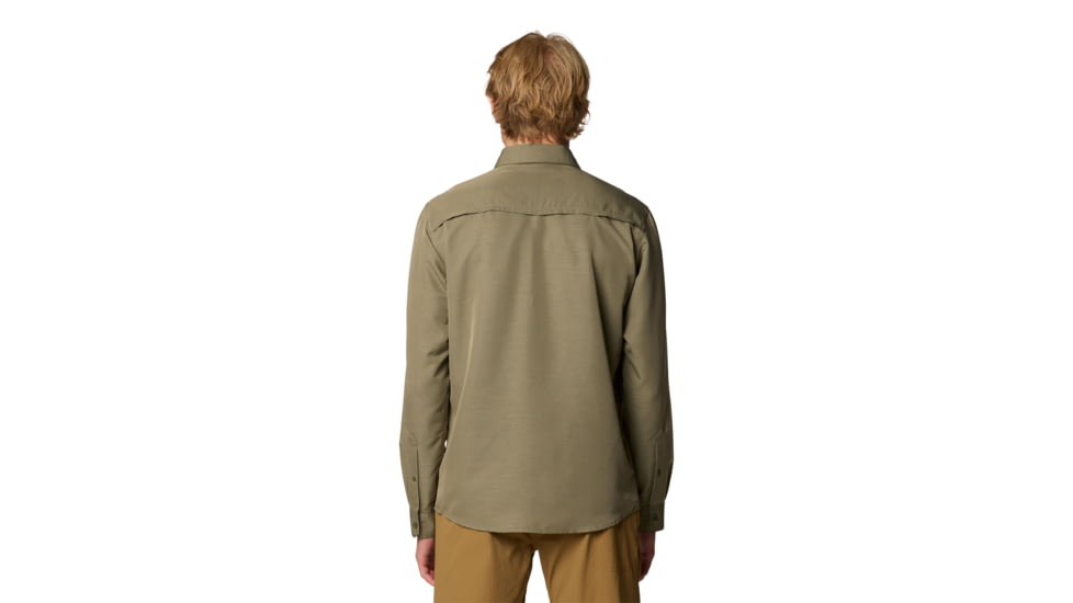Mountain Hardwear Canyon Long Sleeve Shirt - Men's, Stone Green, S, 2104101-397-S