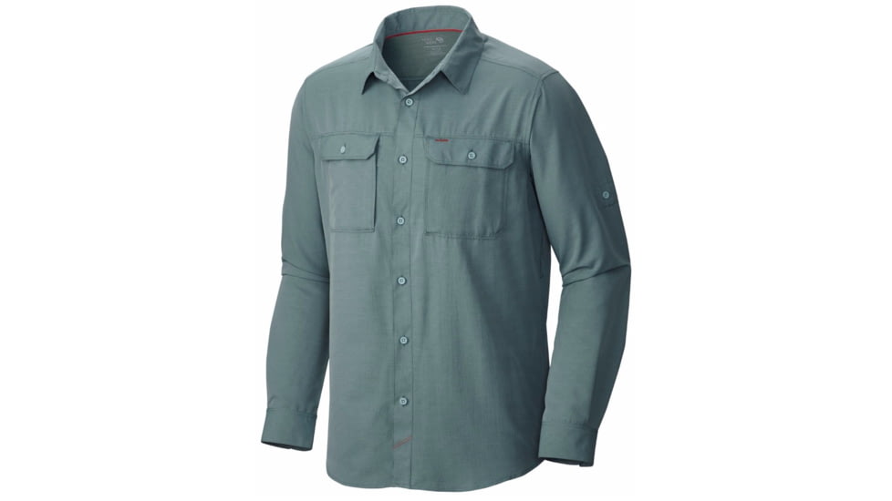 Mountain Hardwear Canyon Long Sleeve Shirt - Men's-Thunderhead Grey-Extra Large