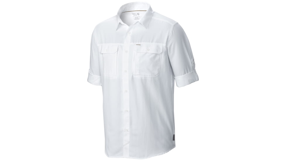 Mountain Hardwear Canyon Long Sleeve Shirt - Men's, White, Large, OM7043100-L