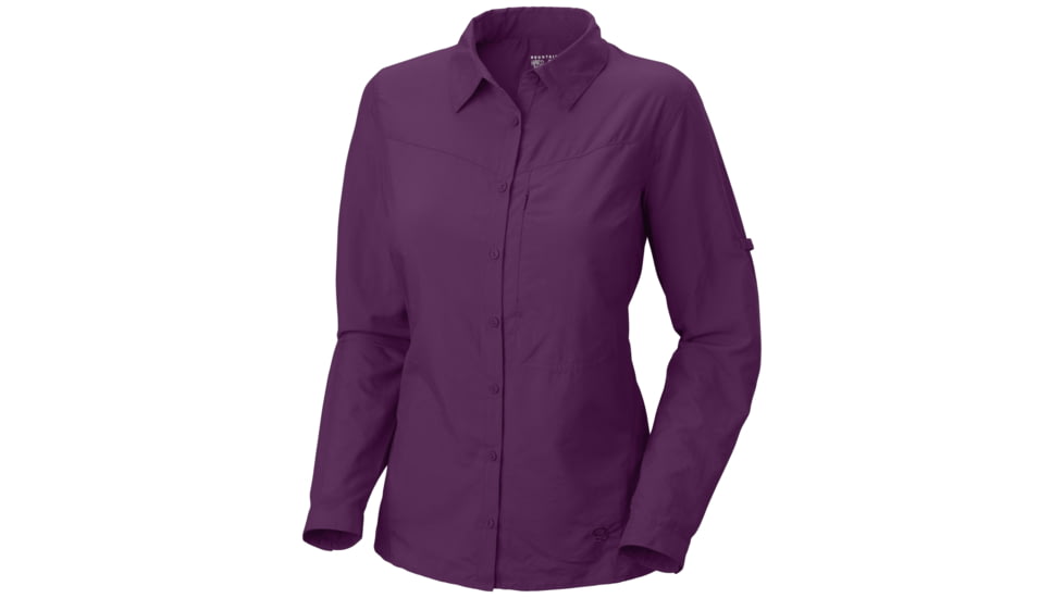 Mountain Hardwear Canyon Long Sleeve Shirt - Women's-Berry Jam-Small