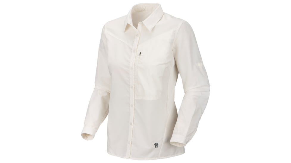 Mountain Hardwear Canyon Long Sleeve Shirt - Women's-Sea Salt-Small