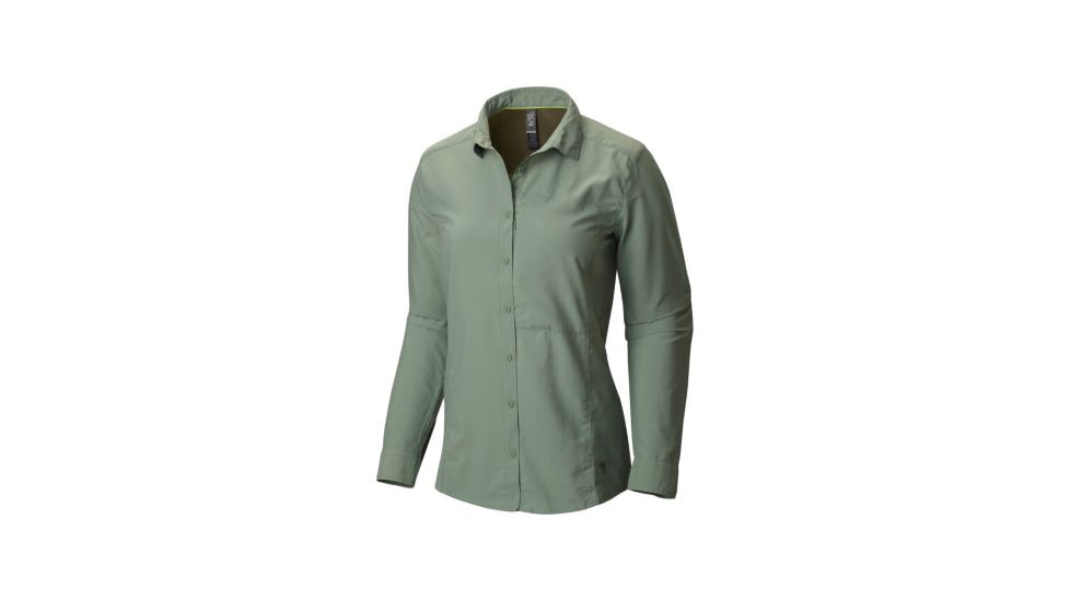 Mountain Hardwear Canyon Long Sleeve Shirt - Women's-Verde-Medium