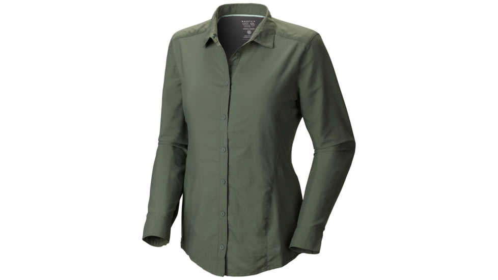 Mountain Hardwear Canyon Long Sleeve Shirt - Women's-Vert-8