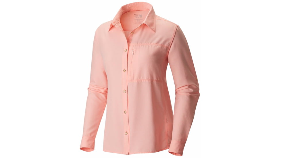 Mountain Hardwear Canyon Long Sleeve Shirt - Women's-Coralescent-X-Small