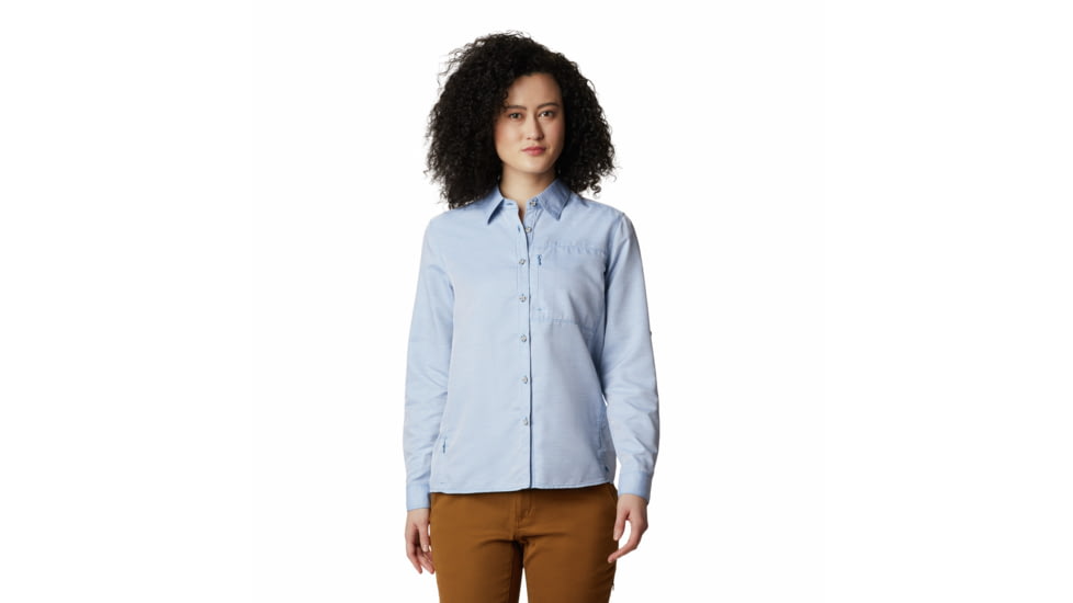 Mountain Hardwear Canyon Long Sleeve Shirt - Women's, Deep Lake, Extra Large, 1648531451-Deep Lake-XL