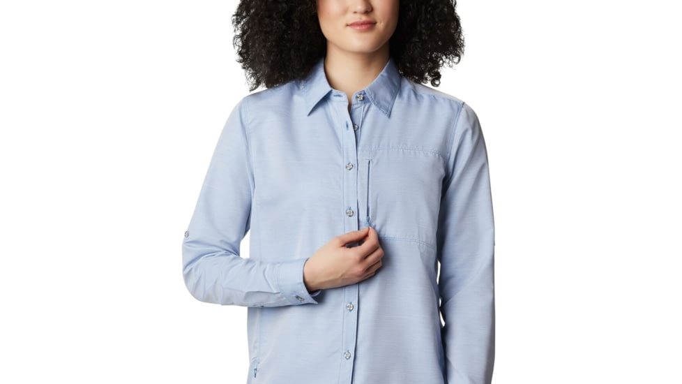 Mountain Hardwear Canyon Long Sleeve Shirt - Womens, Deep Lake, Small, 1648531451-S