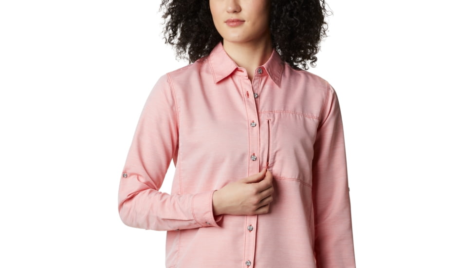 Mountain Hardwear Canyon Long Sleeve Shirt - Womens, Desert Red, Extra Small, 1648531831-XS