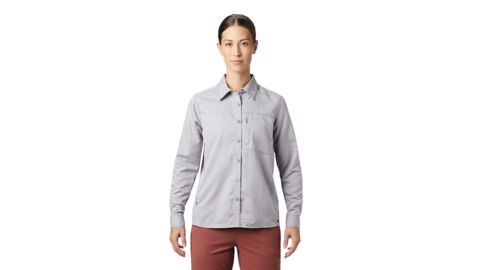 Mountain Hardwear Canyon Long Sleeve Shirt - Women's, Dusted Sky, Small, 1648531549-S