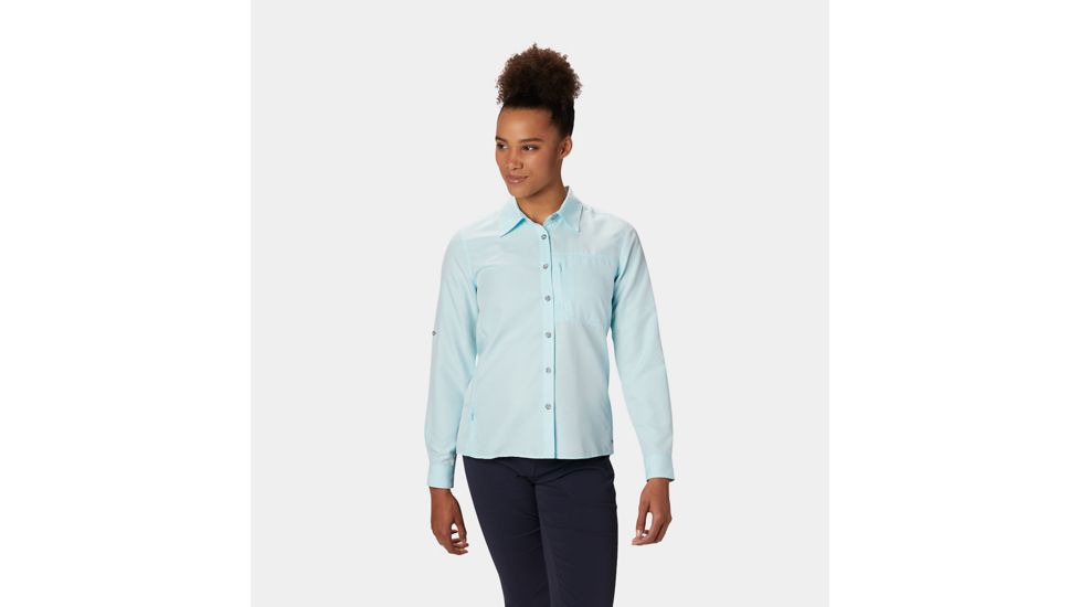 Mountain Hardwear Canyon Long Sleeve Shirt - Women's, Eddy, Large, 1648531376-L