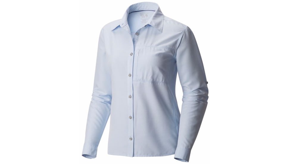 Mountain Hardwear Canyon Long Sleeve Shirt - Women's-Frosted Blue-X-Large