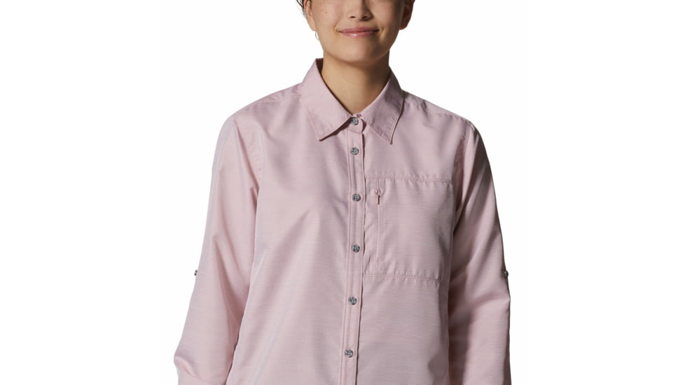 Mountain Hardwear Canyon Long Sleeve Shirt - Womens, Rosehip, Small, 1648531668-Rosehip-S