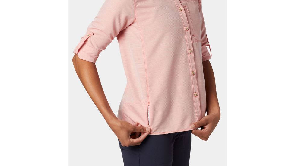 Mountain Hardwear Canyon Long Sleeve Shirt - Womens, Solstice Red, Small, 1648531804-S