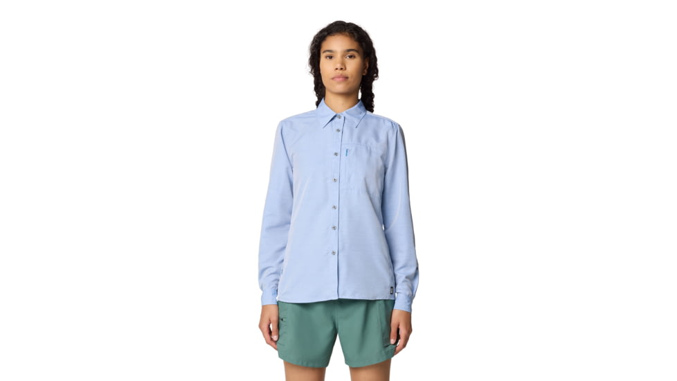 Mountain Hardwear Canyon Long Sleeve Shirts - Women's, Deep Lake, M, 190423015399
