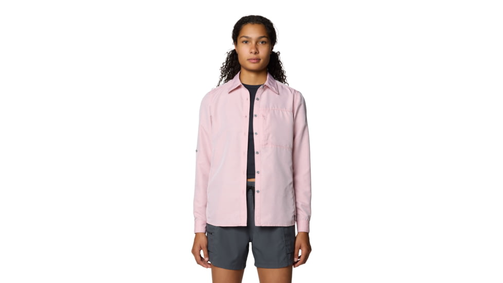 Mountain Hardwear Canyon Long Sleeve Shirts - Women's, Rosehip, M, 190423015344