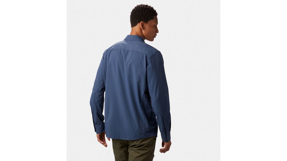 Mountain Hardwear Canyon Pro Long Sleeve Shirt - Mens, Zinc, Medium, 1764271492-M