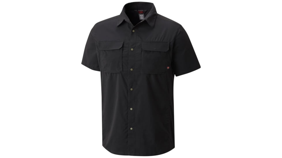 Mountain Hardwear Canyon Pro Short Sleeve Shirt - Men's, Stealth Grey, XXL 1764301006-XXL