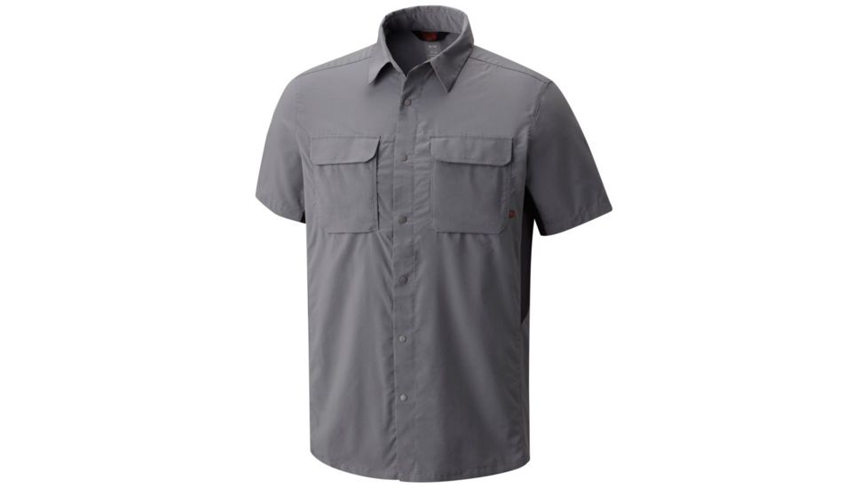 Mountain Hardwear Canyon Pro Short Sleeve Shirt - Men's, Manta Grey, M 1764301073-M