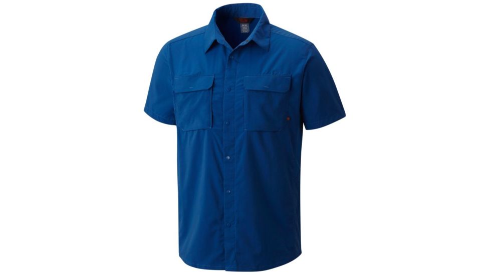 Mountain Hardwear Canyon Pro Short Sleeve Shirt - Men's, Nightfall Blue, S 1764301448-S
