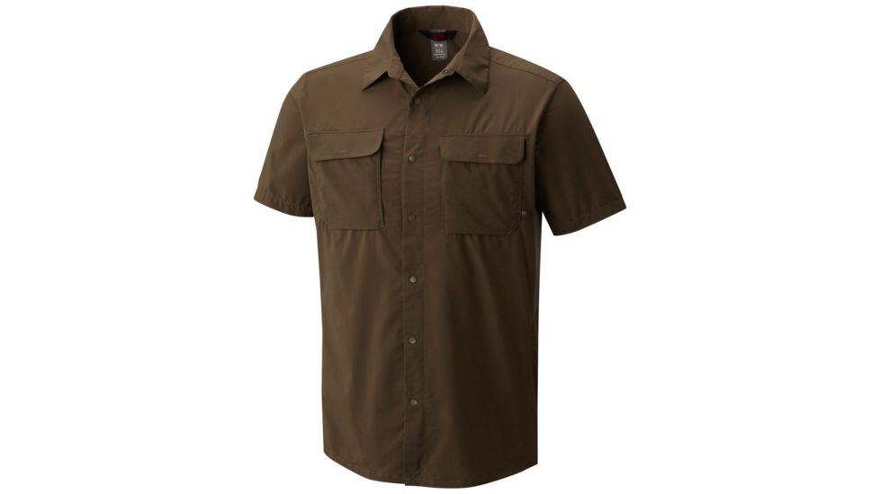 Mountain Hardwear Canyon Pro Short Sleeve Shirt - Men's, Darklands, XXL 1764301925-XXL