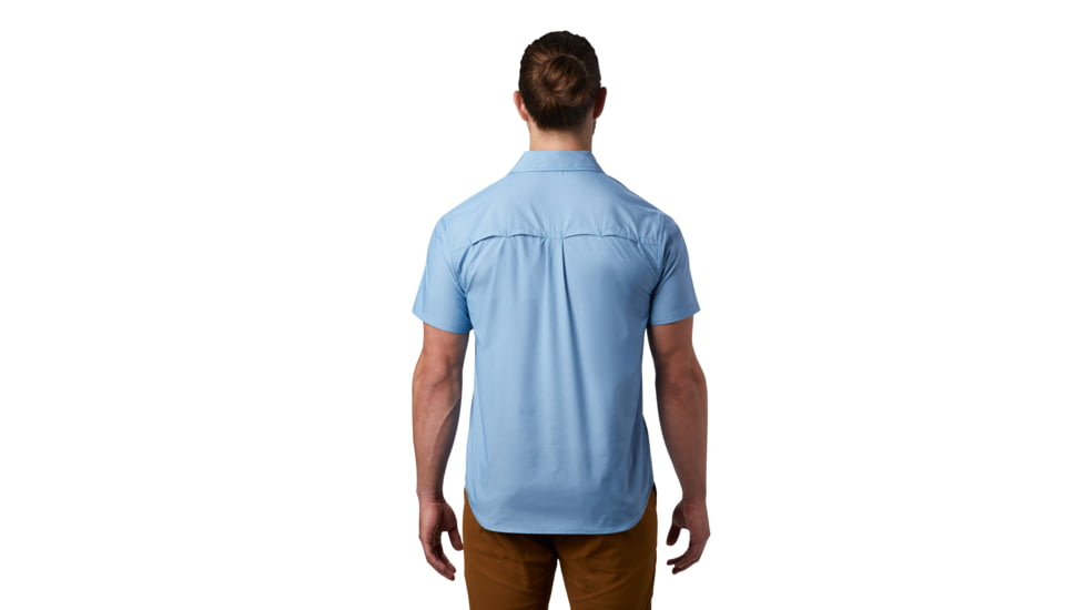 Mountain Hardwear Canyon Pro Short Sleeve Shirt - Men's, Deep Lake, Medium, 1879031451-M