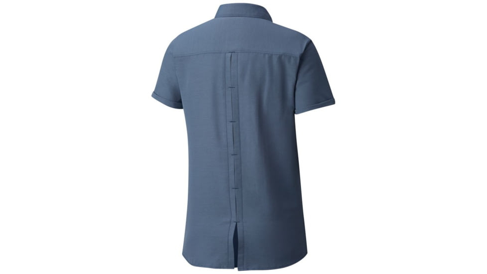 Mountain Hardwear Canyon Short Sleeve Shirt - Women's, Zinc, L 1648541492-L