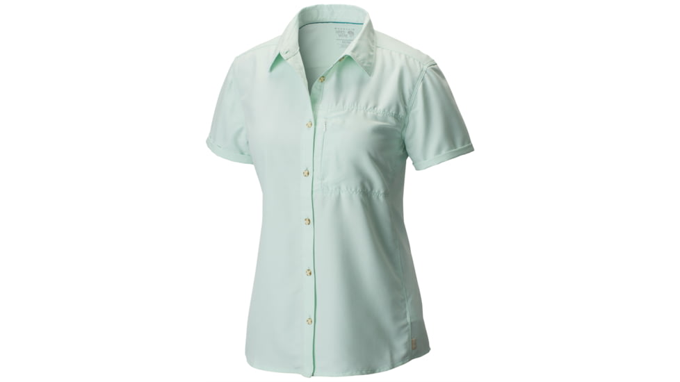 Mountain Hardwear Canyon Short Sleeve Shirt - Women's-Sea Ice-Small