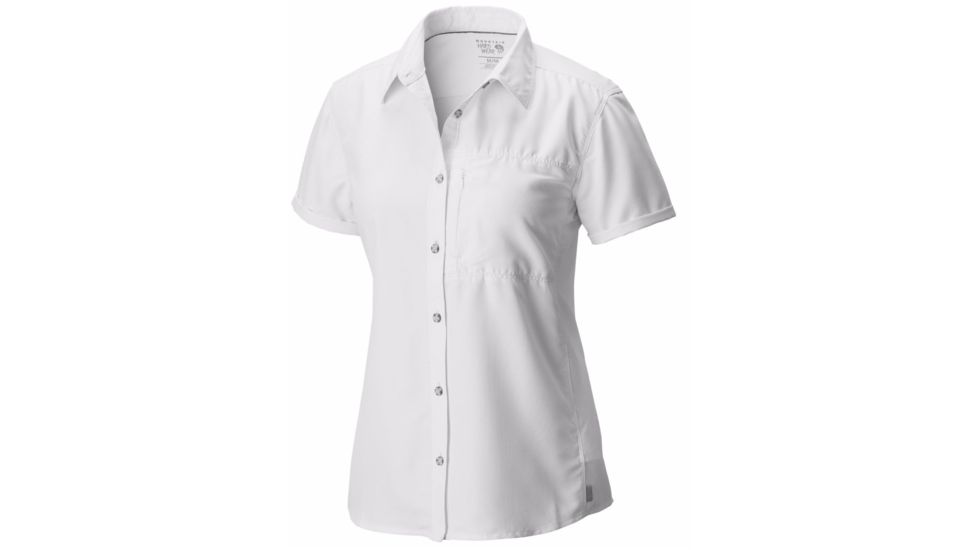Mountain Hardwear Canyon Short Sleeve Shirt - Women's-White-Medium