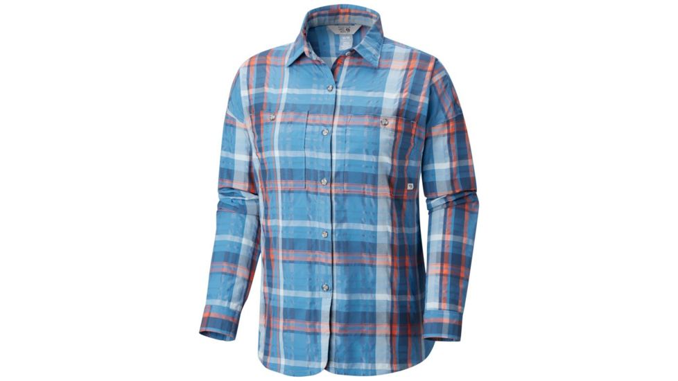 Mountain Hardwear Canyon VNT Long Sleeve Shirt - Women's, Storm Cloud, M 1781981440-M
