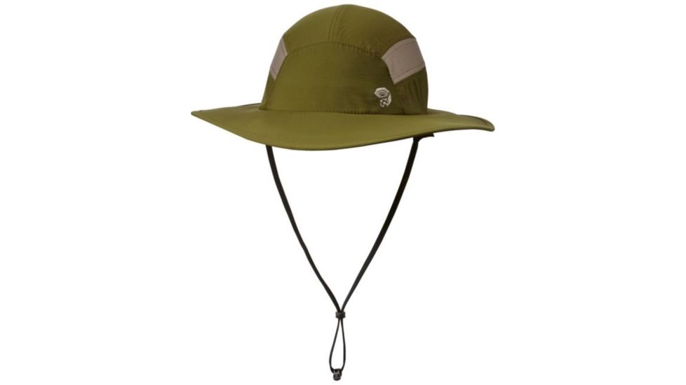 Mountain Hardwear Canyon Wide Brim Hat-Utility Green-Large