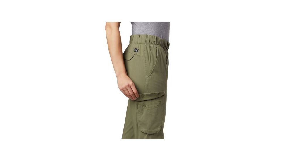 Mountain Hardwear Cascade Pass Cargo Pant - Womens, Light Army, Large, Regular, 1851921333-L-R