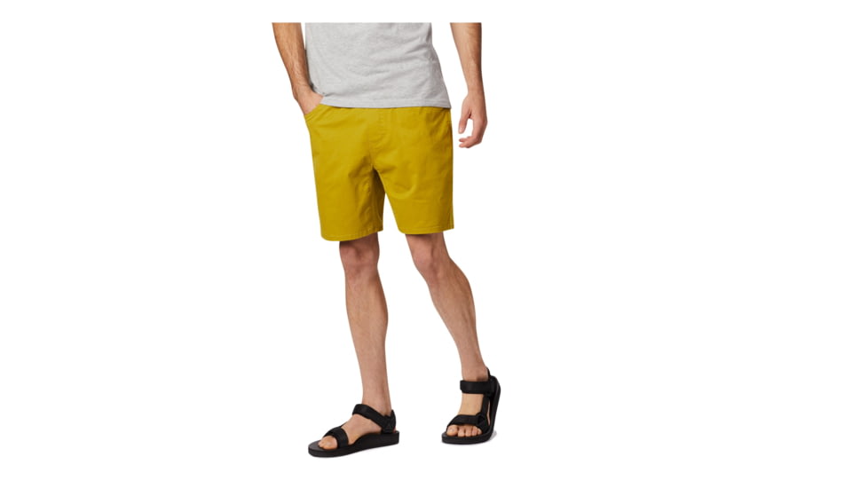Mountain Hardwear Cederberg Pull On Short - Mens, Dark Citron, Large-9, 1829091358-L-9