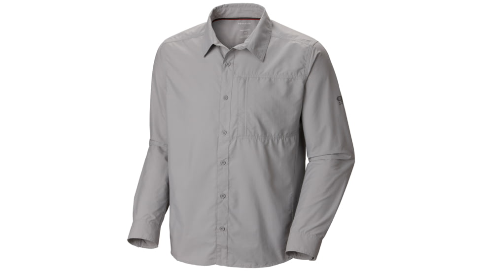 Mountain Hardwear Chiller Long Sleeve Shirt - Men's-Steam-Small