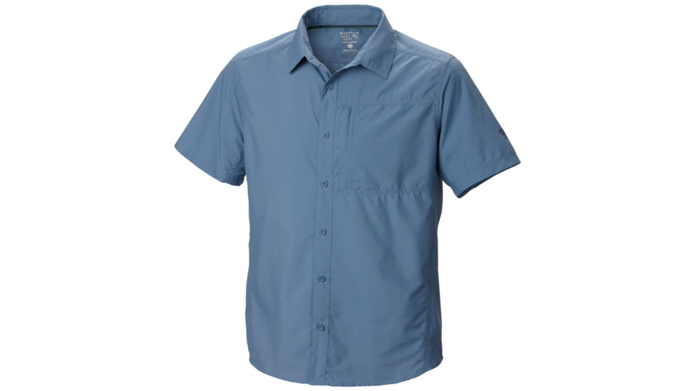 Mountain Hardwear Chiller Short Sleeve Shirt - Men's-Steel-Small