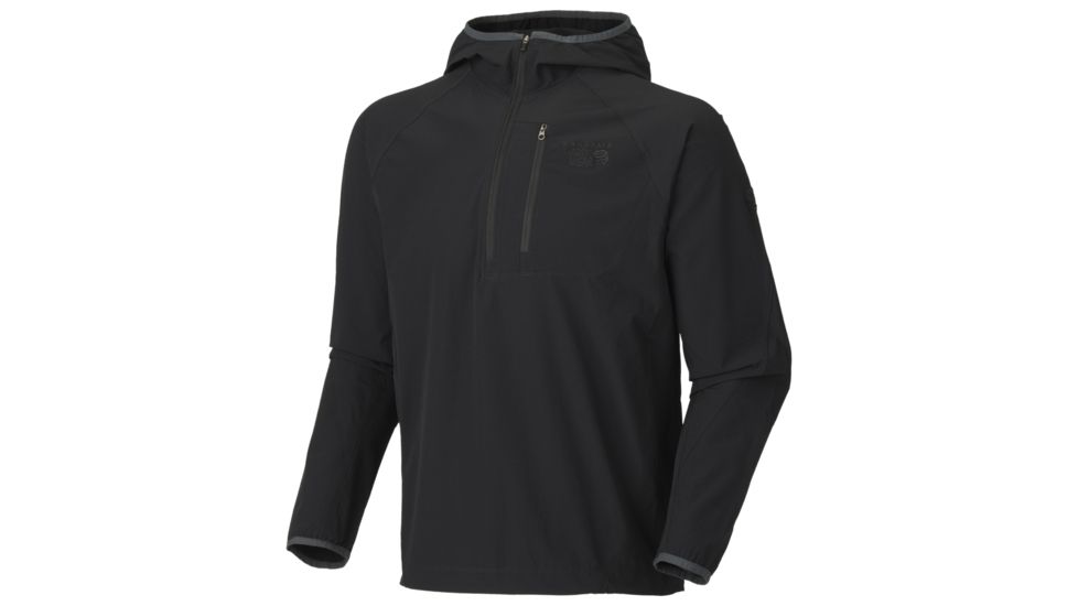 Mountain Hardwear Chocklite Anorak - Men's-Black-XX-Large