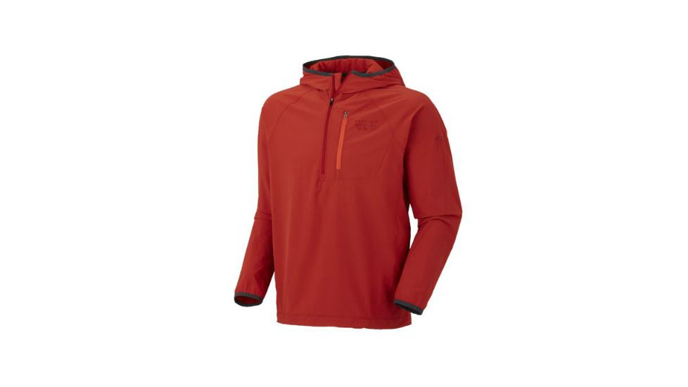 Mountain Hardwear Chocklite Anorak - Men's-Flame-Large