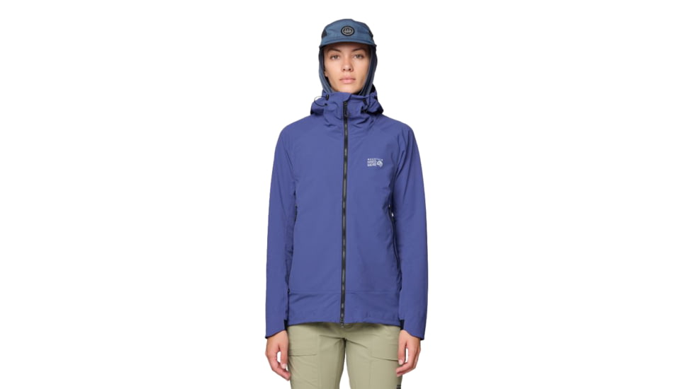 Mountain Hardwear Chockstone Alpine LT Hooded Jacket - Women's, Lapis Dusk, MxS, 190423053933