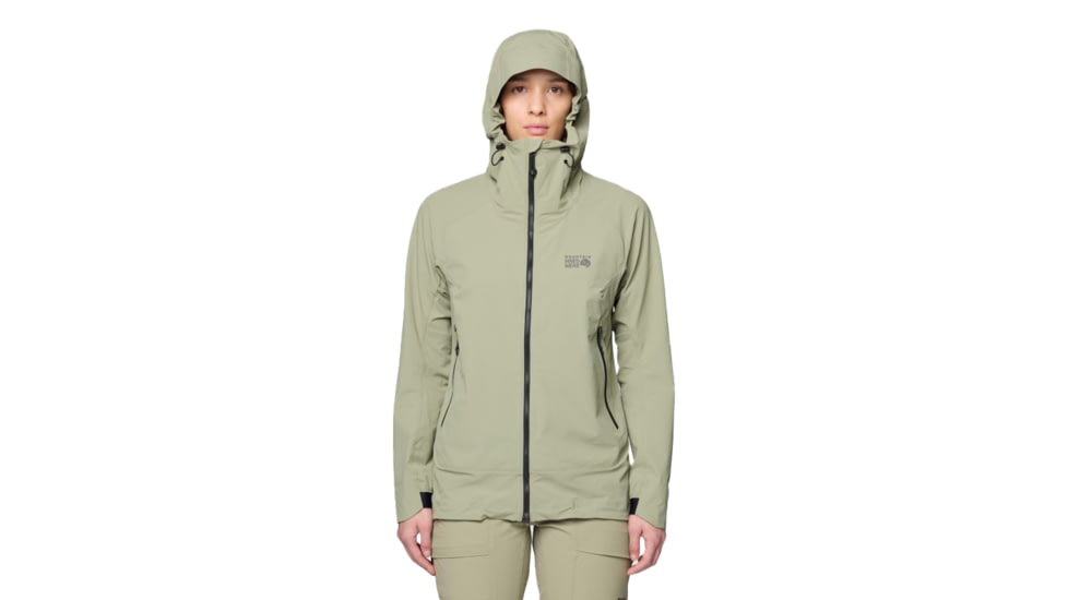 Mountain Hardwear Chockstone Alpine LT Hooded Jacket - Women's, Mantis Green, LxR, 190423053988